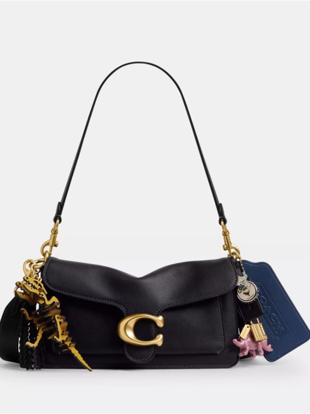 Coach 
Rexy 10th Birthday Tabby Shoulder Bag 26 With Charms